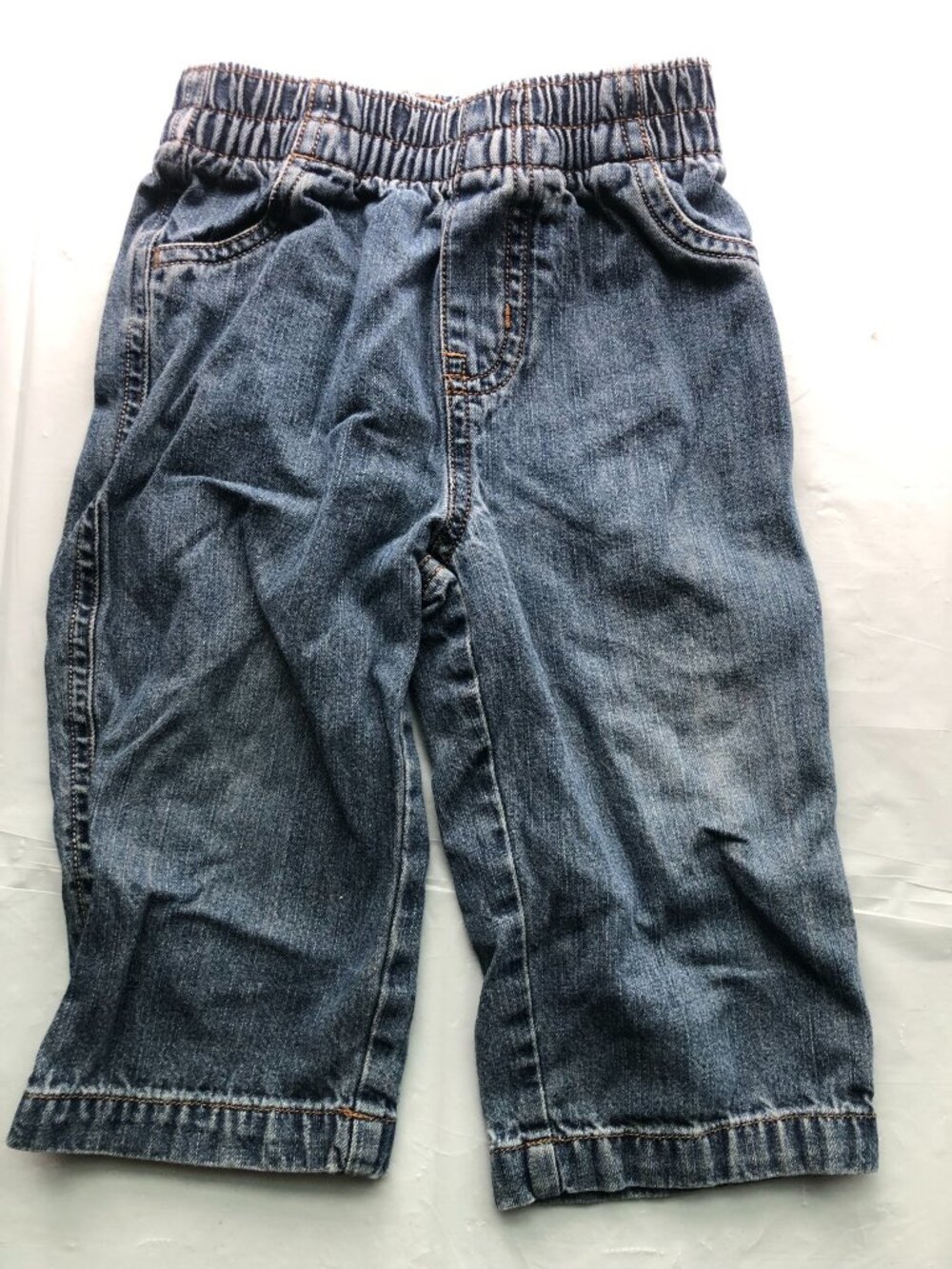 12-Months Jumping Beans Jeans; Stretchy waist; UBG; Ready to bundle & ship!